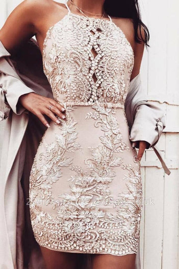Lace Tulle Short Prom Dress Homecoming Dress HZ1023